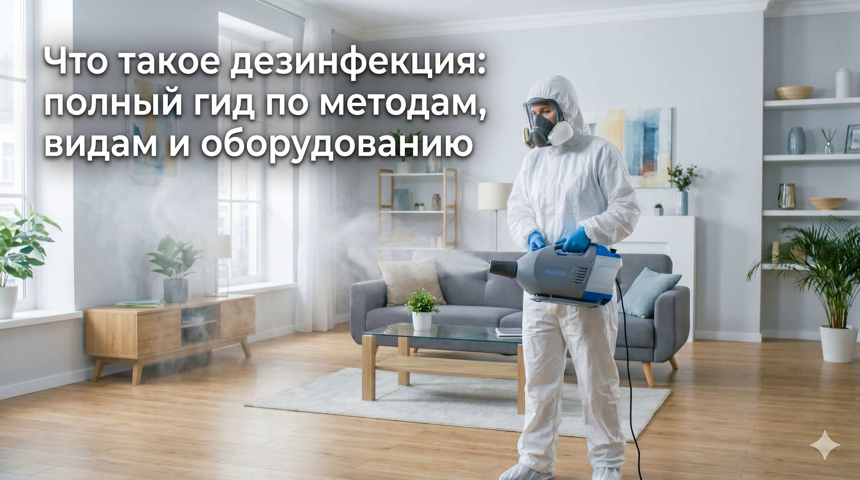 Что такое дезинфекция: полный гид по методам, видам и оборудованию