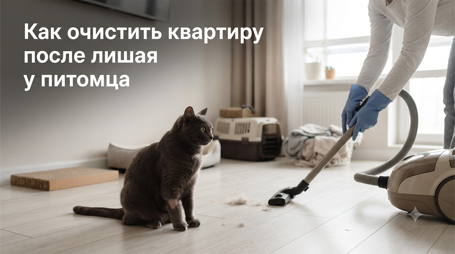 Как очистить квартиру после лишая у кошки или собаки