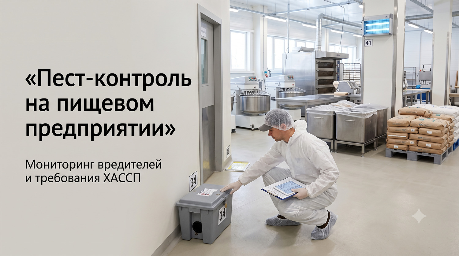 Пест-контроль на пищевом предприятии: что это такое, точки контроля и требования ХАССП