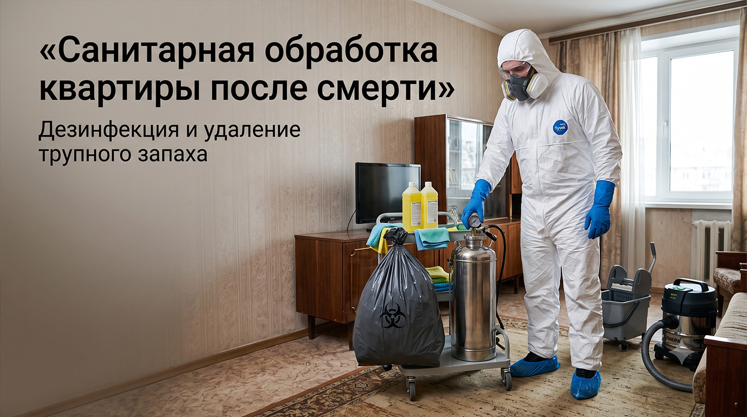 Санитарная обработка квартиры после смерти: как безопасно провести дезинфекцию и удалить трупный запах